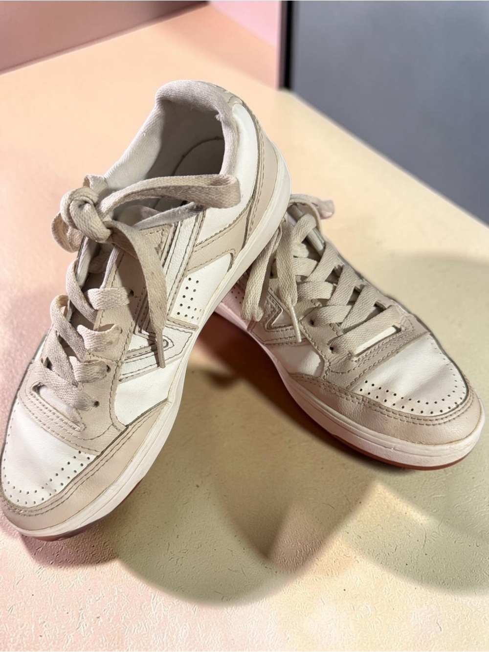 Women’s Neutral Beige Casual Sneakers